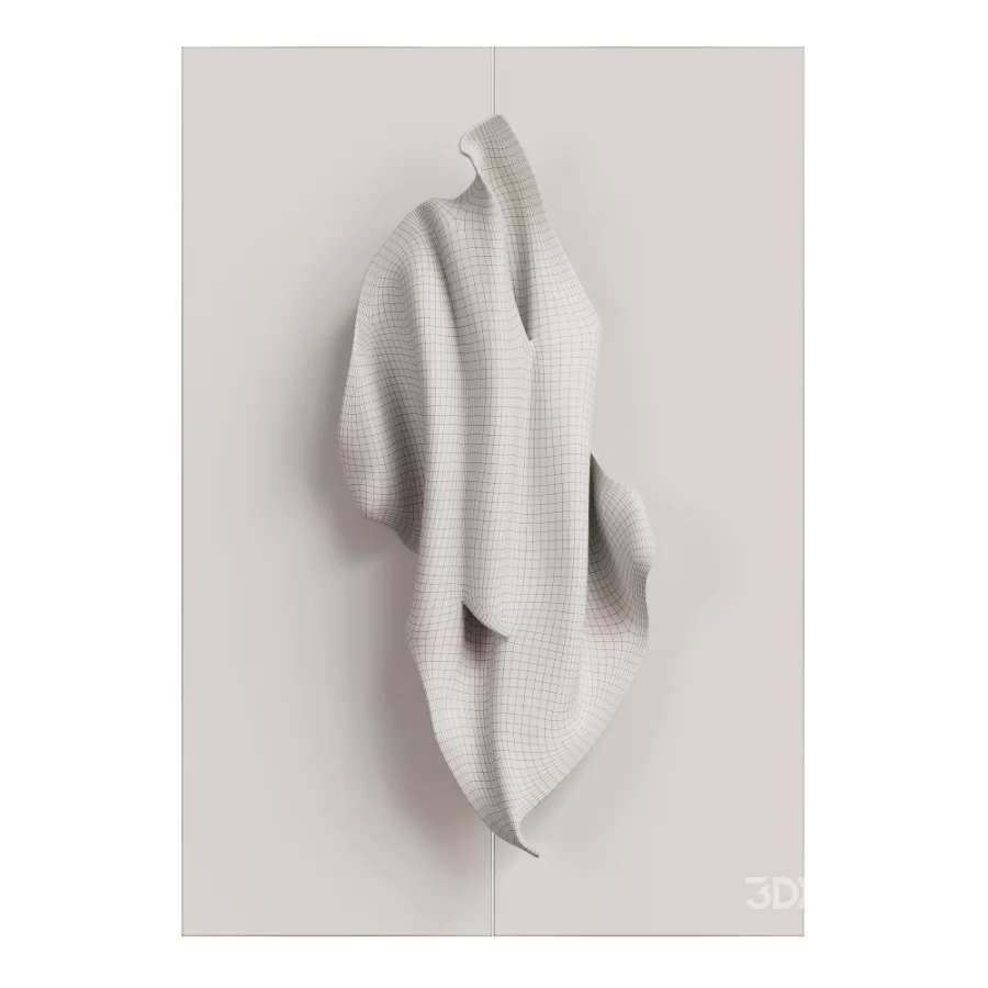 Wall Decor Abstract Golden Silk Flow Image 3