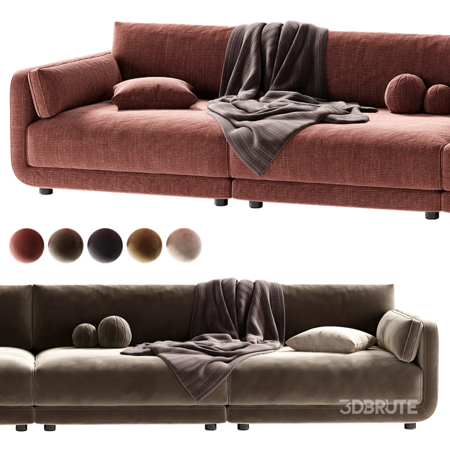 Naples Upholstered Sofa Image 2