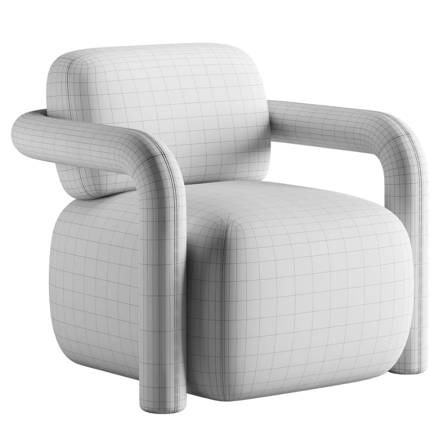 Hairpin Armchair Image 6