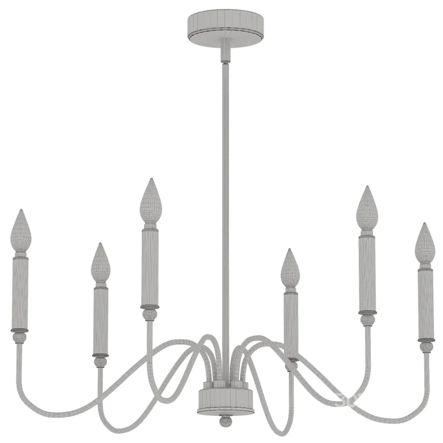 Tracen Dimmable Traditional Chandelier Image 3