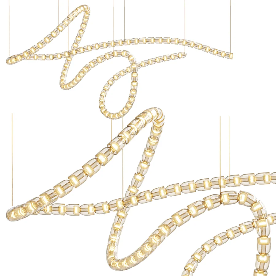 Gabriel Knot LED Chandelier Image 6