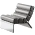 Brialle Boucle Upholstered Armless Accent Chair - Thumbnail 3