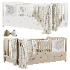 Minimalist White Toddler Bed with Storage - Thumbnail 2