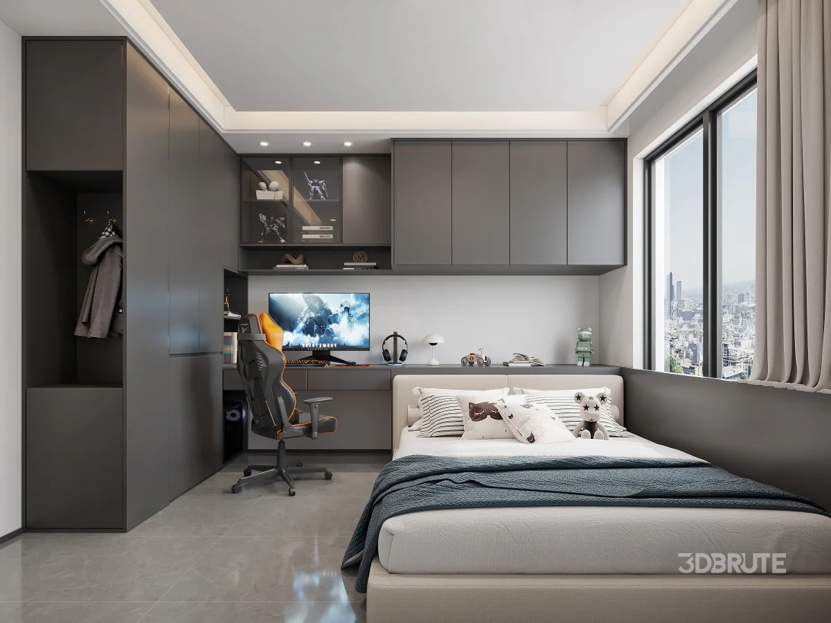 Modern bedroom Image 1
