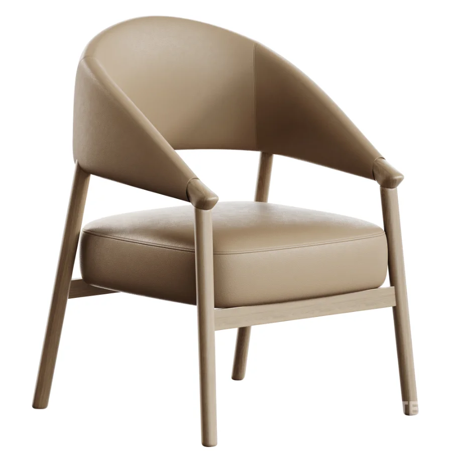 Japandi Accent Chair Image 4