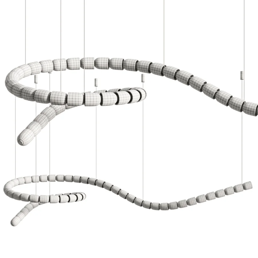 Gabriel Wave LED Chandelier Image 4