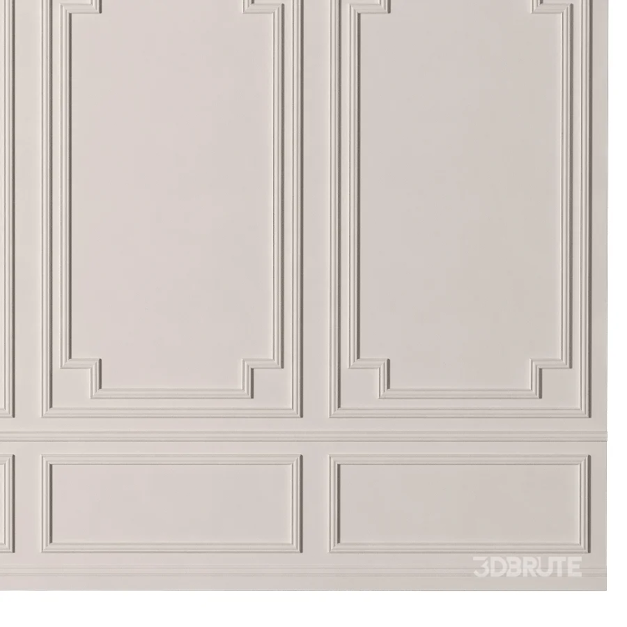 Classic 3D Wall Panel Elegant Design for Interior Decor 16 Image 1