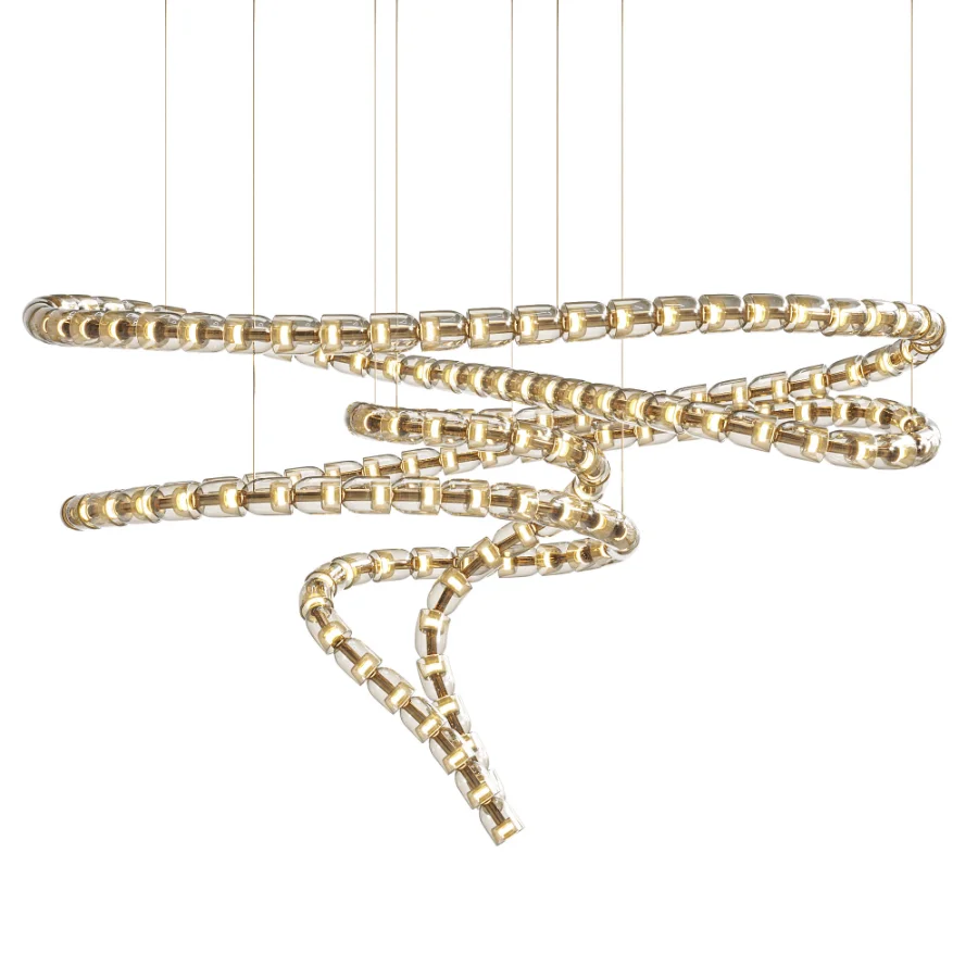 Gabriel Spiral LED Chandelier Image 3