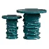 Gemini Set of 2 Purple Side Tables - Thumbnail 2