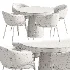 Обеденный Лаген стол Dining table Dill Chair - Thumbnail 2
