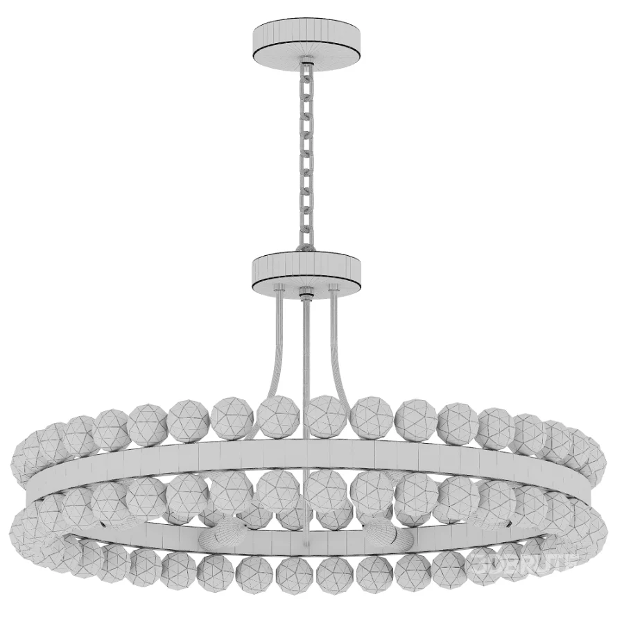 Gold Crystal Metal Chandelier Image 2