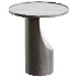 Stigido Round walnut Side table BY AMPM - Thumbnail 3