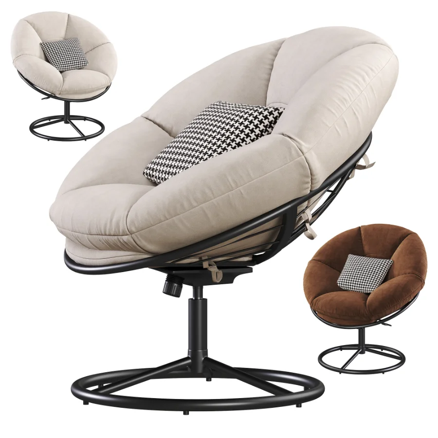 Multi-function Papasan Relaxation Chair Image 1