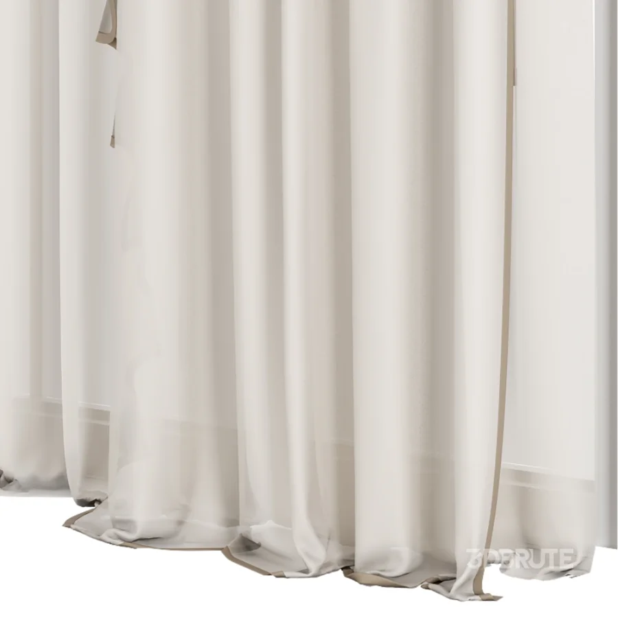 Silk and Cotton Curtain Set 127 Image 5