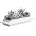 Bench with Plants – Urban Furniture 08 - Thumbnail 1