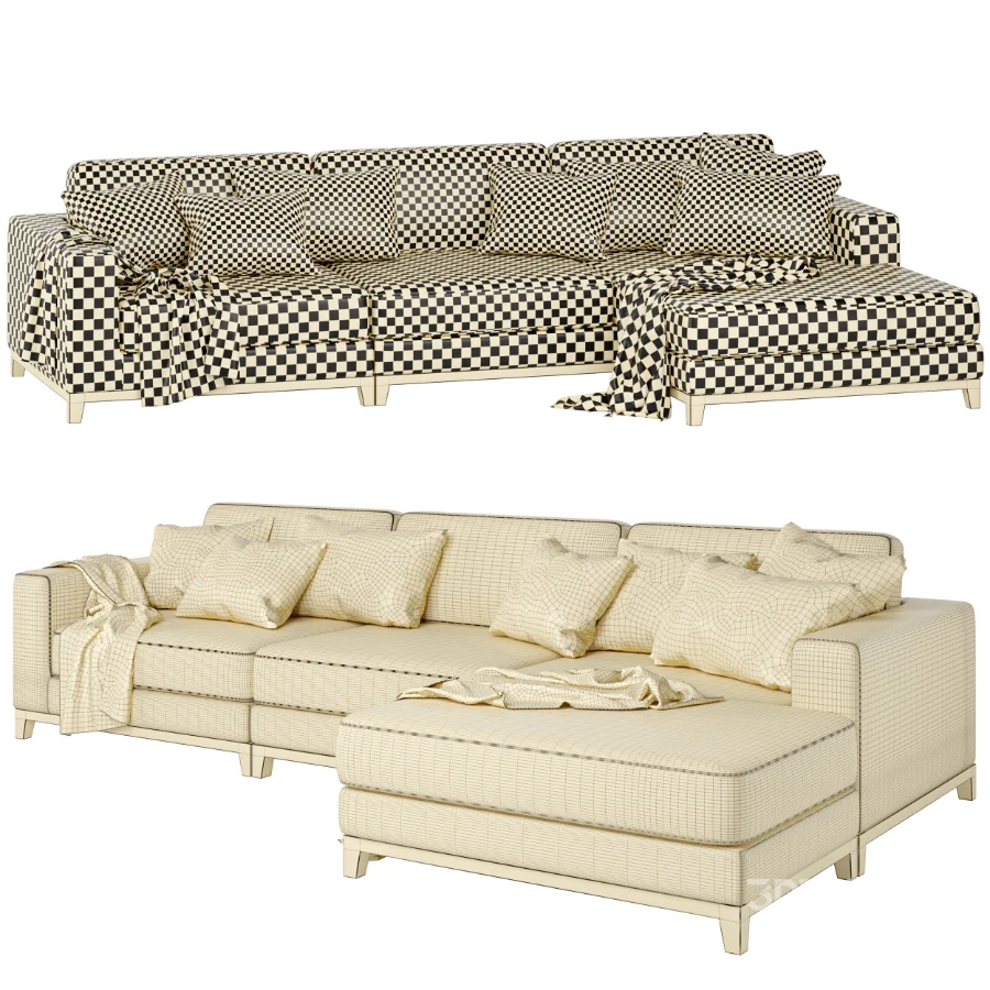 Frankfurt modern chaise lounge Image 2