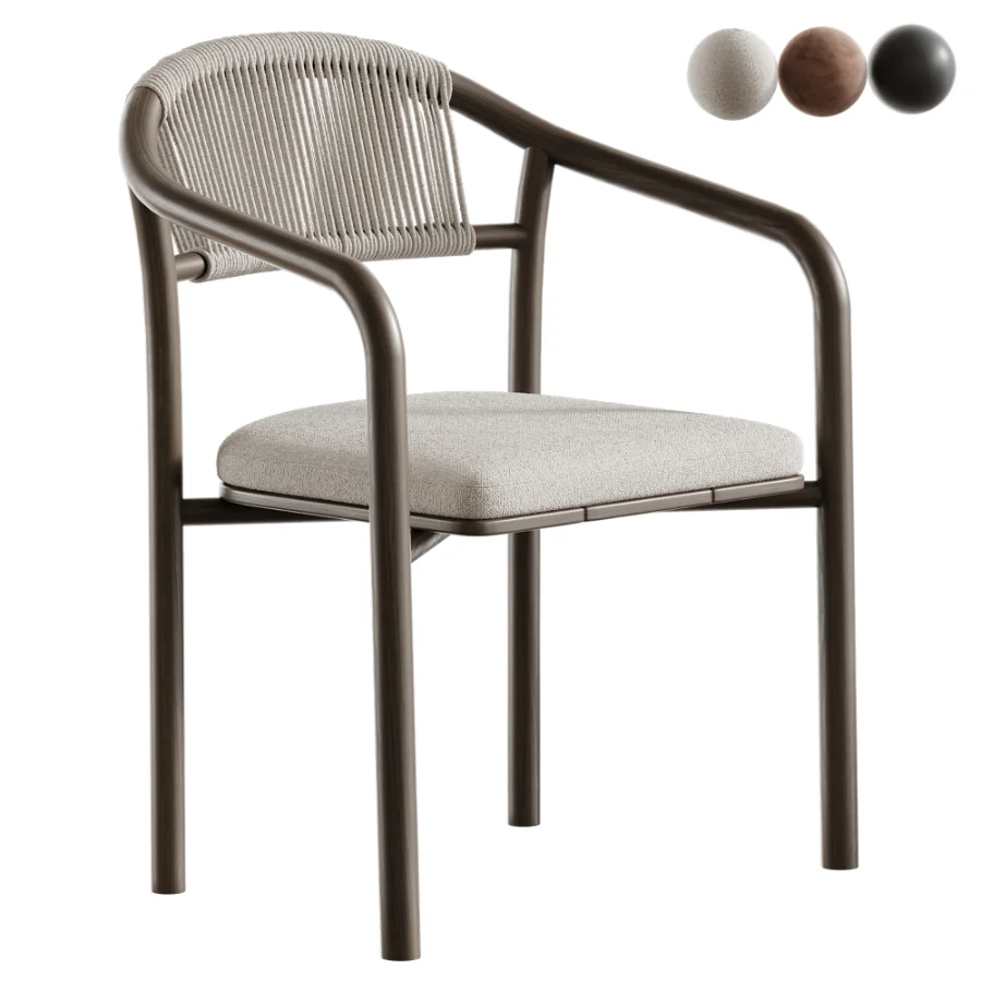 Marie Dining Armchair Covered Image 1
