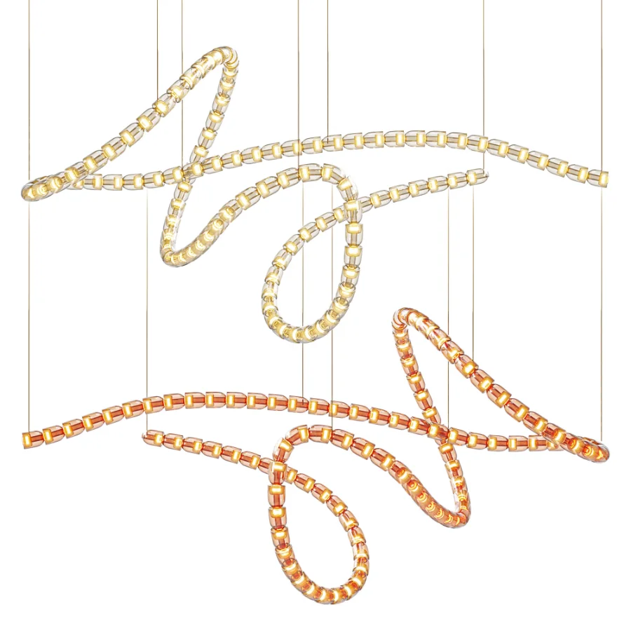 Gabriel Knot LED Chandelier Image 5