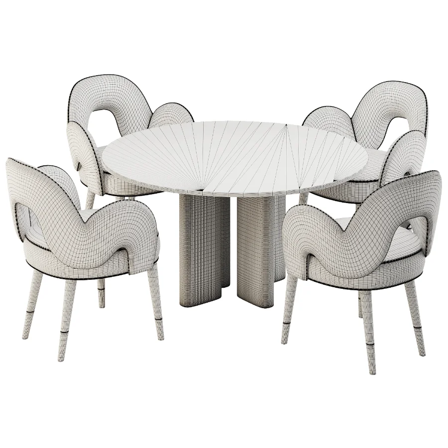 Dinning chair and table381 Image 5