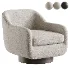 Modern Swivel Accent Chair - Thumbnail 1