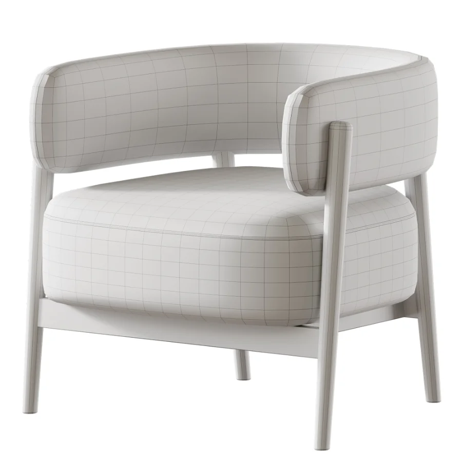 Marvin brown chenille swivel chair Image 4