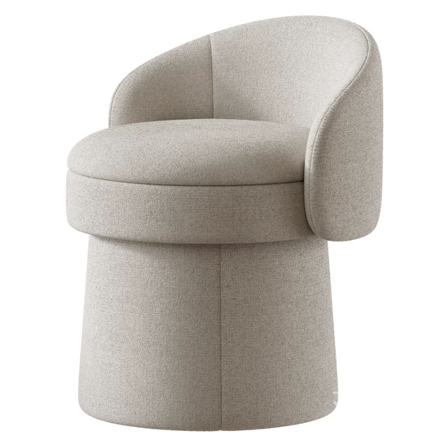 Ocotea Home Vanity Stool Image 2