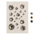 Abstract Chrome Pebble Wall Sculptures and Decor 09 - Thumbnail 2