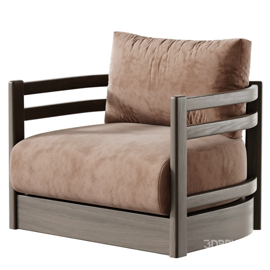 Safari Swivel Club Armchair Image 3