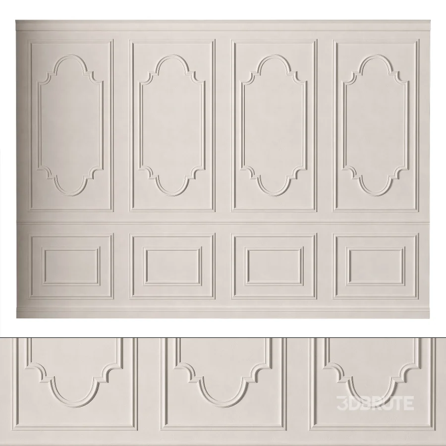 Classic 3D Wall Panel Elegant Design for Interior Decor 17 Image 4