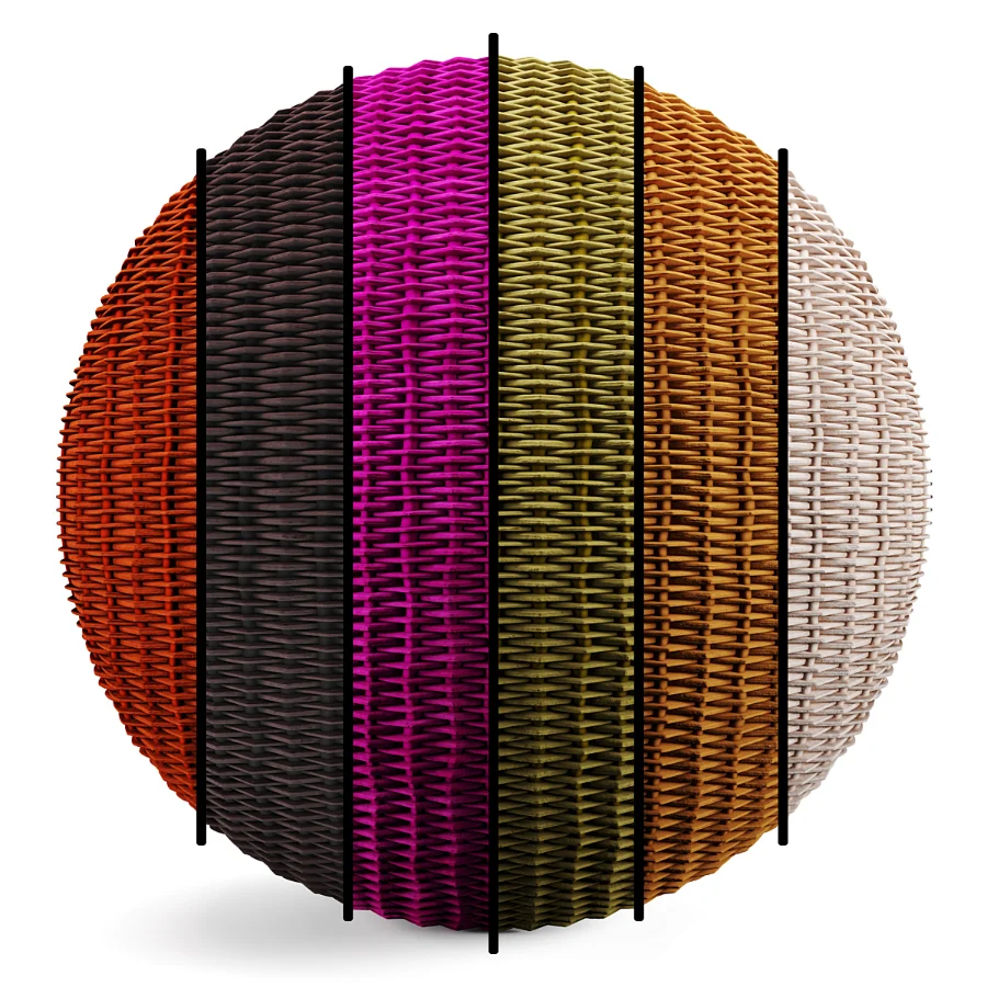 FB18 PBR Woven basket 4K Image 1