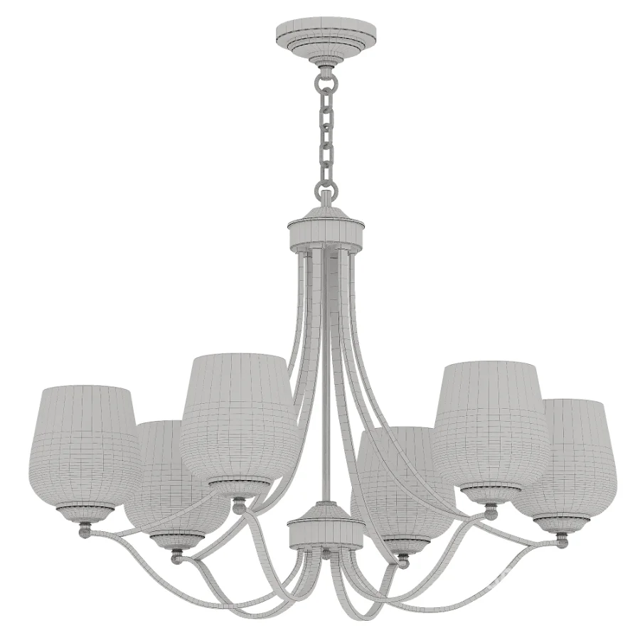 Light Dimmable Traditional Chandelier Image 6