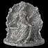 Art Nouveau Goddess with Floral Swan - Thumbnail 6
