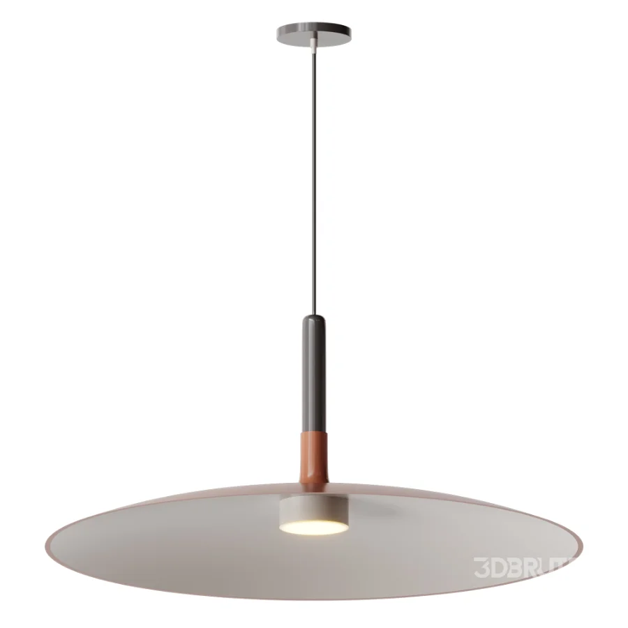 Minimalist Metal LED Pendant Lamp Image 1
