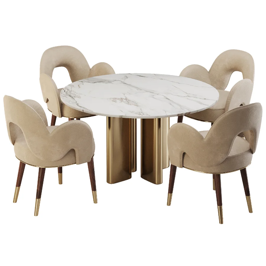 Dinning chair and table381 Image 1