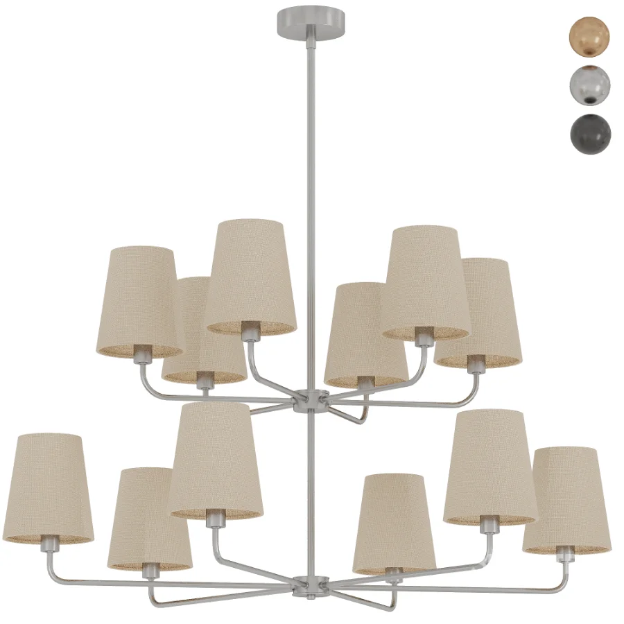 Light Adjustable Sputnik Chandelier Image 3