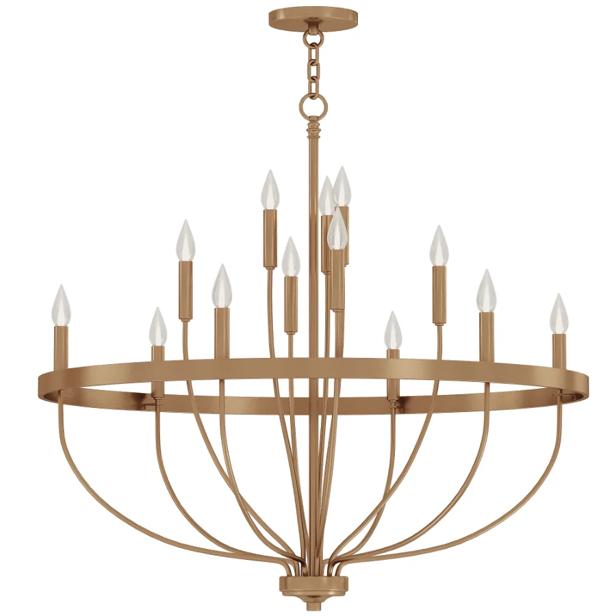 Graceful Curve Chandelier Image 6