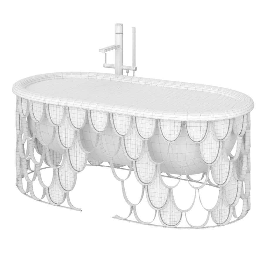 Luxury Koi Bathtub Image 1