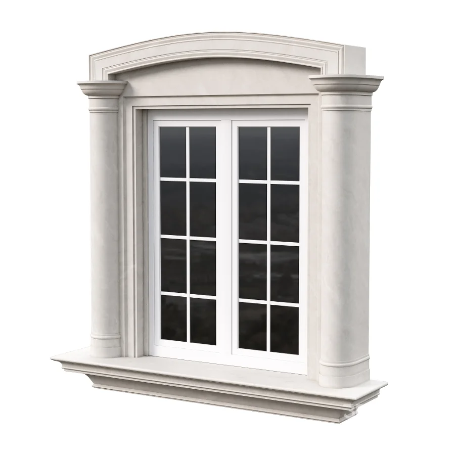 Architectural Classic Window 3D Model 14 Image 1