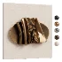 Wall Art Sculpture Modern Folded Brass Metal 25 - Thumbnail 4