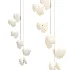 A N D Pebble Chandelier 6 LED Blown Glass Pendant Lamp - Thumbnail 4