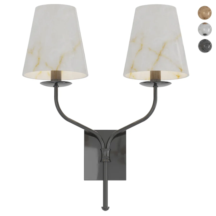 Mirevaux Alabaster Wall Sconce Image 2