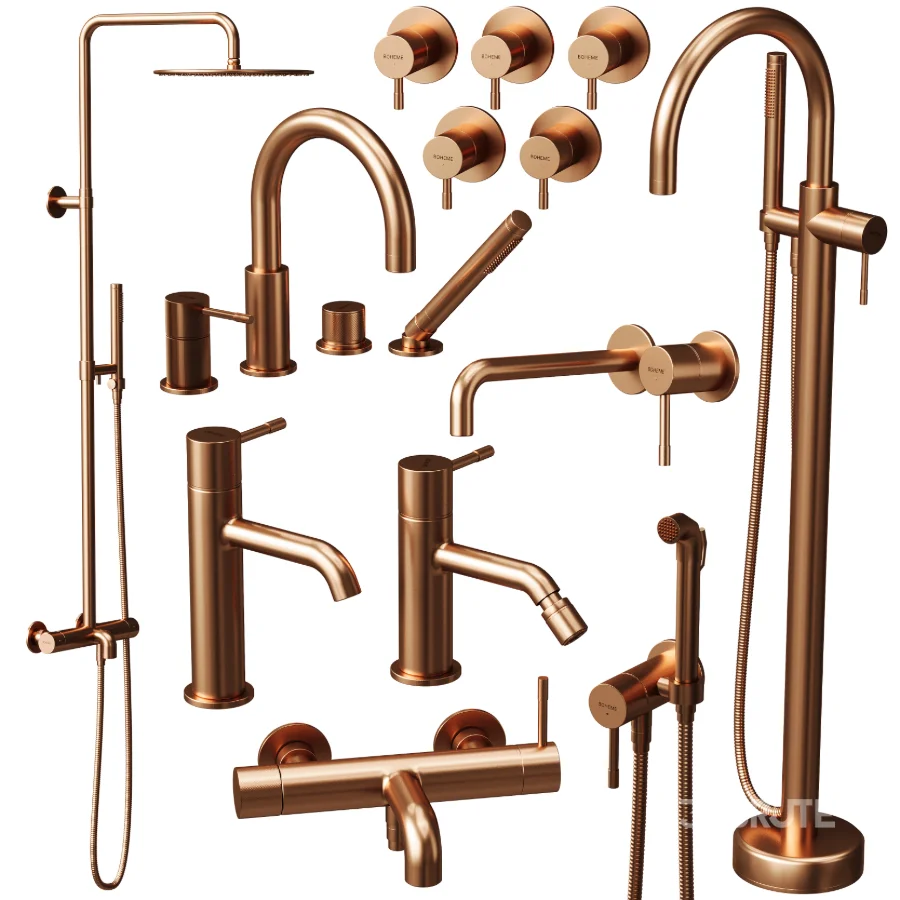 BOHEME UNO Faucet & Shower Set Image 5