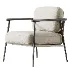 Telso Chenille Olive Armchair - Thumbnail 2