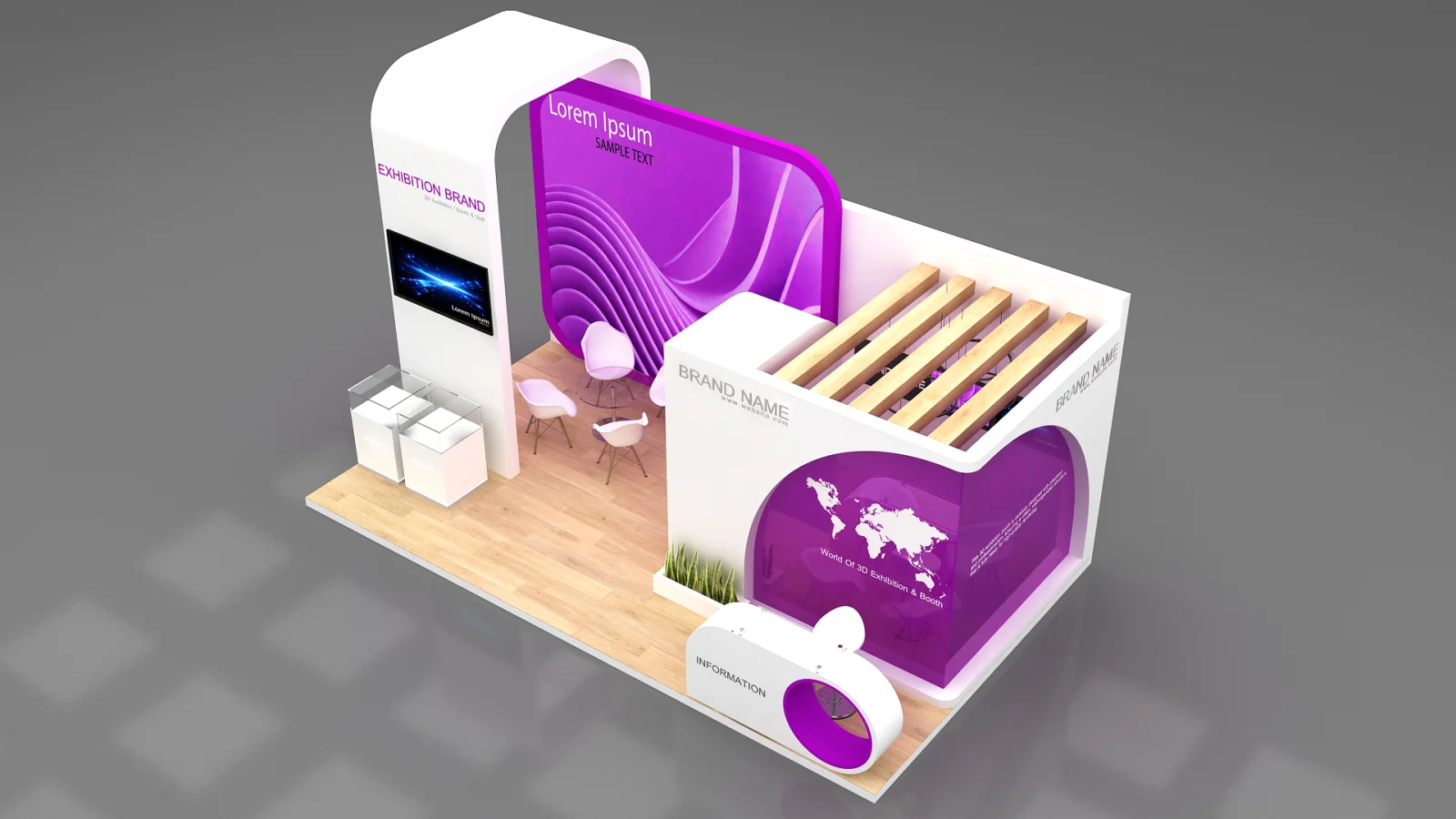 exhibition booth Image 1