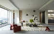 Modern living room and dining room interior scene - Thumbnail 4