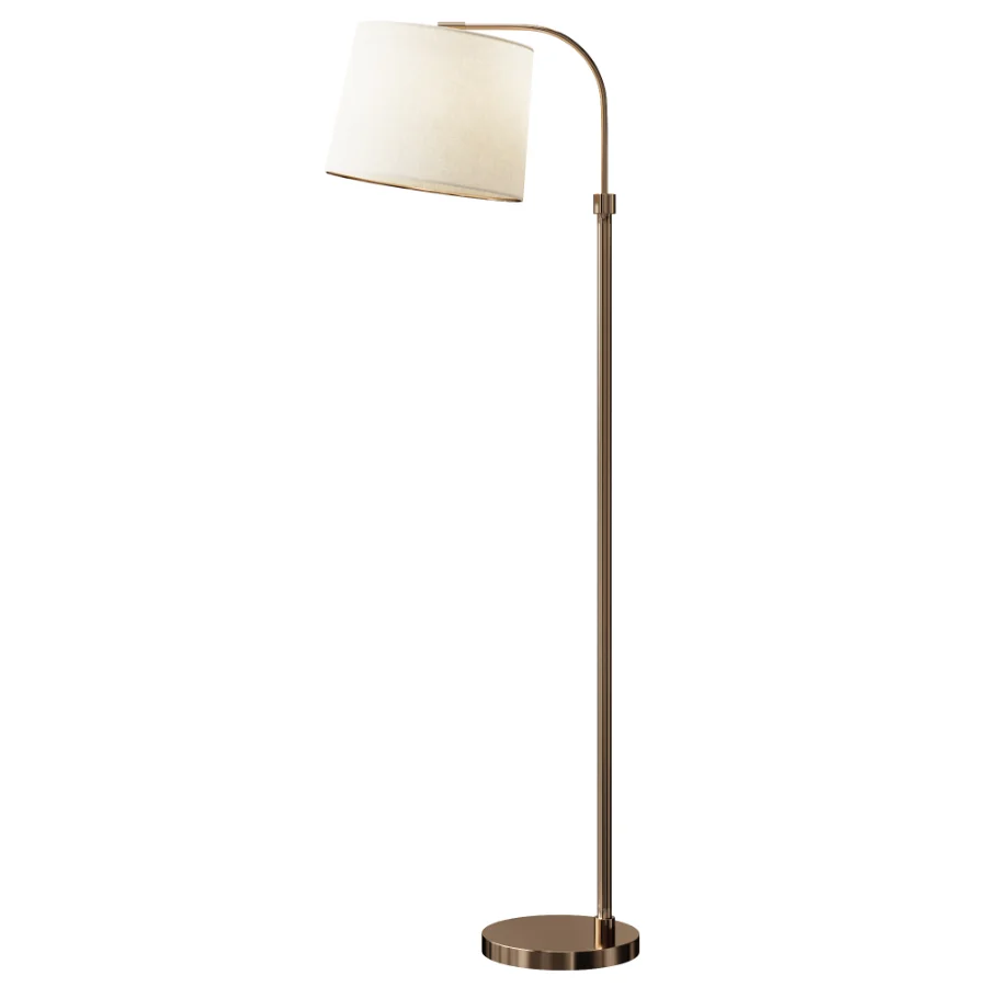 Gold Floor Lamp Image 2