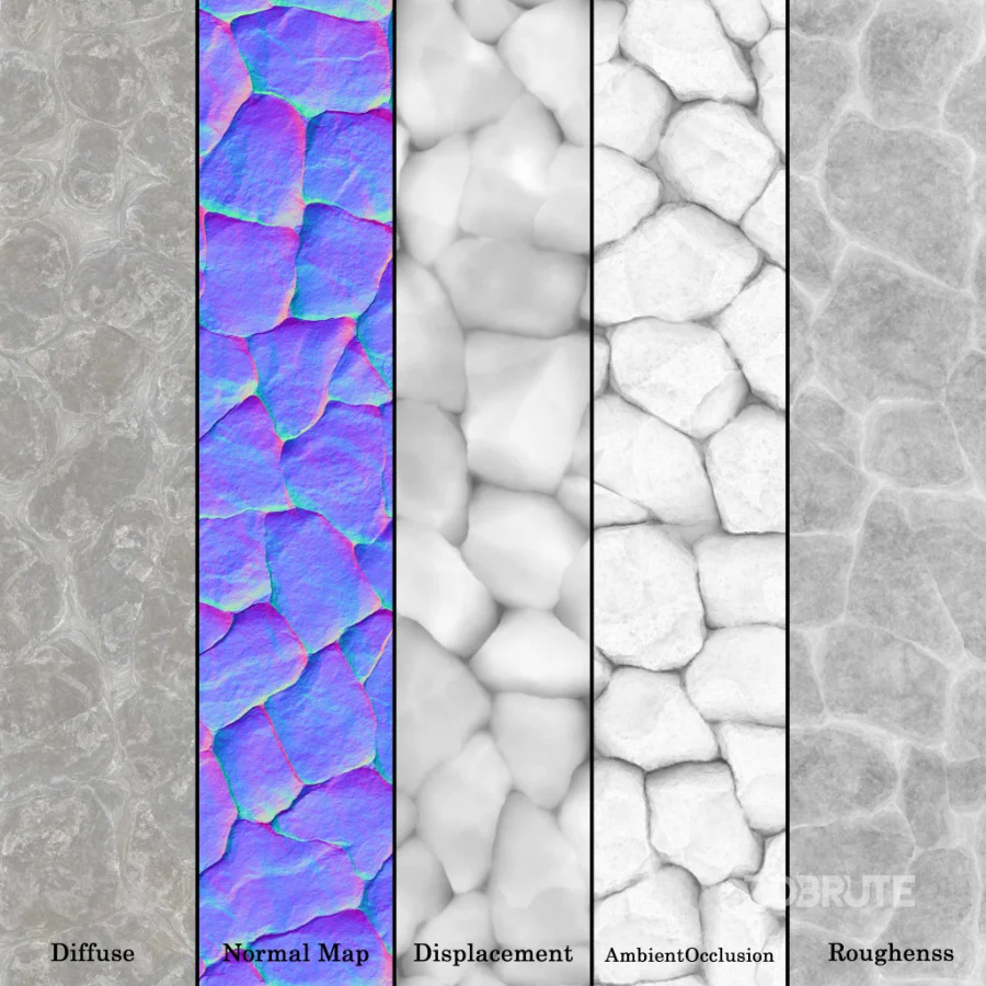 Stone Wall 42 (Seamless) Image 7