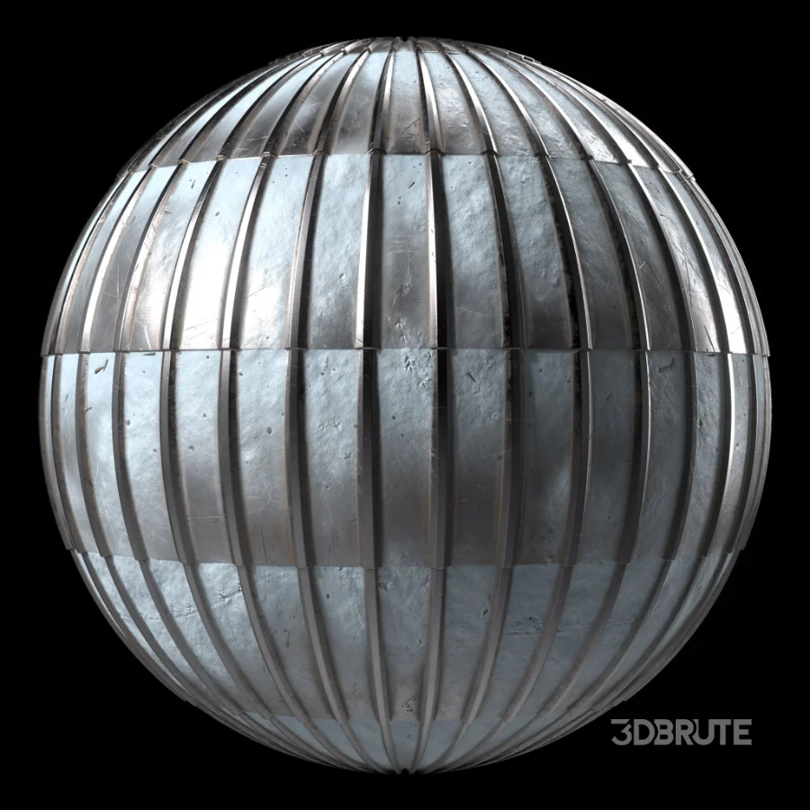 D250 Metal Roofing – Pbr 4k Seamless Image 4
