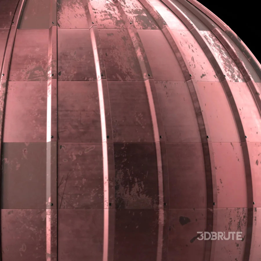 D249 Metal Roofing – Pbr 4k Seamless Image 4