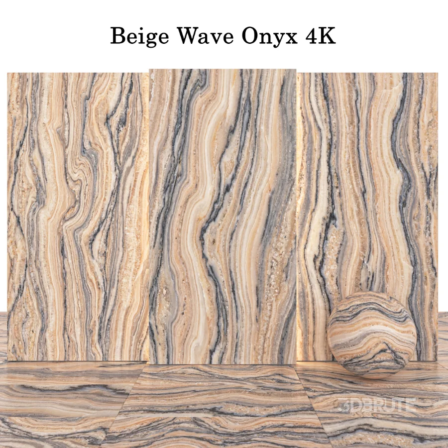 Stone 147 (Calacatta, Terrazzo, Wave onyx) Image 5